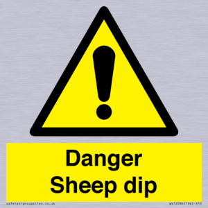 Danger Sheep dip